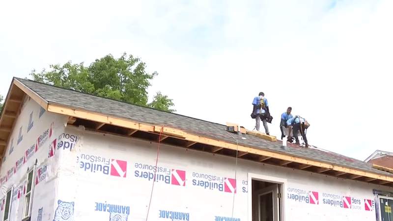 Roof put on our 'Home for Good' house