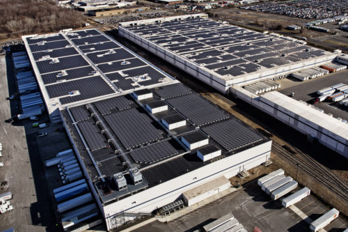 Amazon solar fulfillment center
