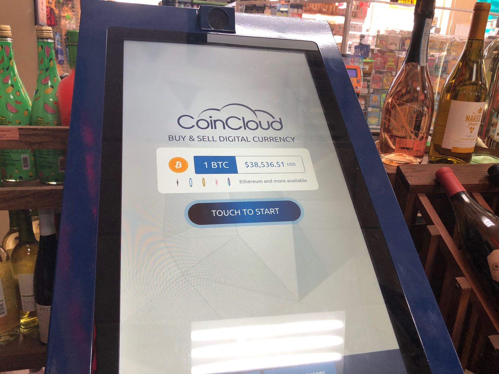 To its credit, this CoinCloud bitcoin ATM at a Valero gas station is full of scam alerts. But if victims of scams don't heed the warnings, they could lose a lot.