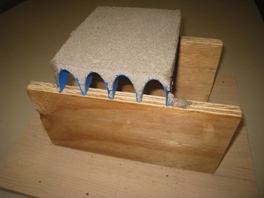 3D printed model of fiberglass composite roof concept from ST Bungalow