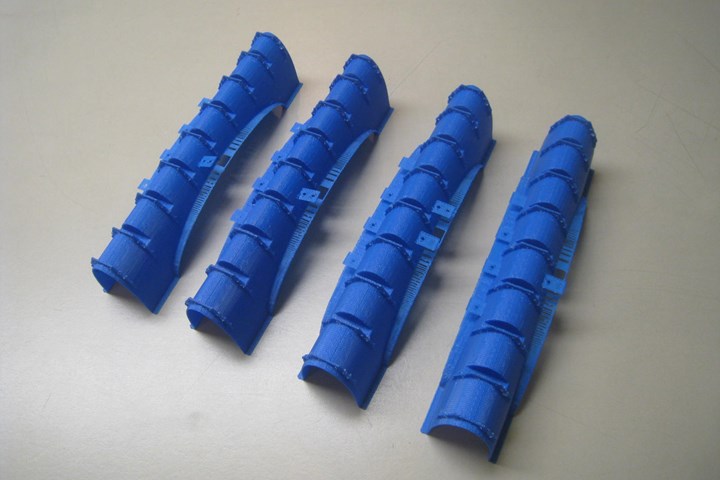 models of fiberglass composite molds for ST Bungalow roof concept