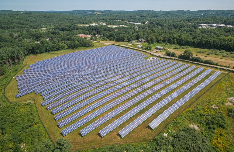 nexamp community solar A Nexamp community solar project