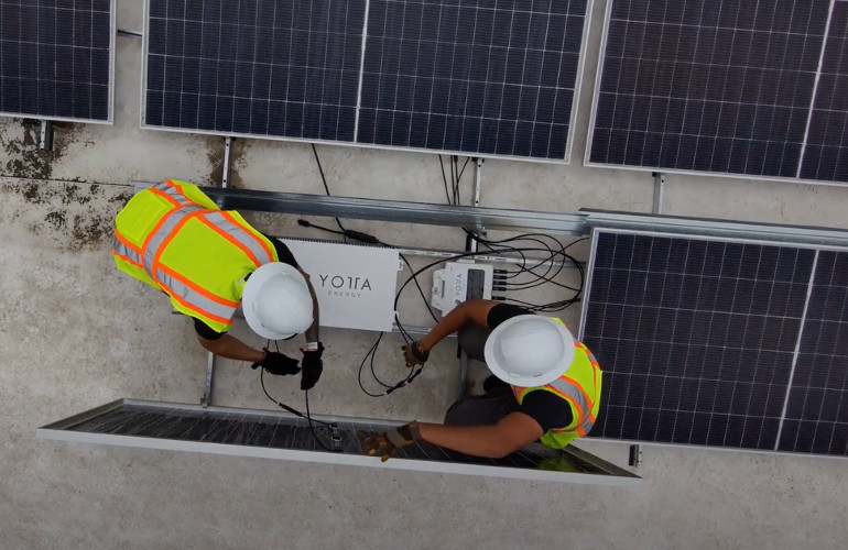 yotta energy panel battery 2 Part 1: Will energy storage live up to the hype?