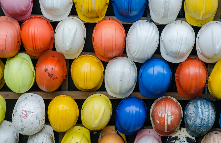 Hardhat solar jobs construction featured stock Solar One, AC Power team up to offer internships for high school, college students