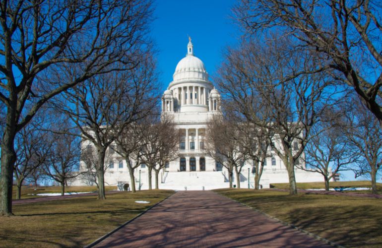 rhode island statehouse New legislation would formalize Rhode Island's 100% renewable energy transition