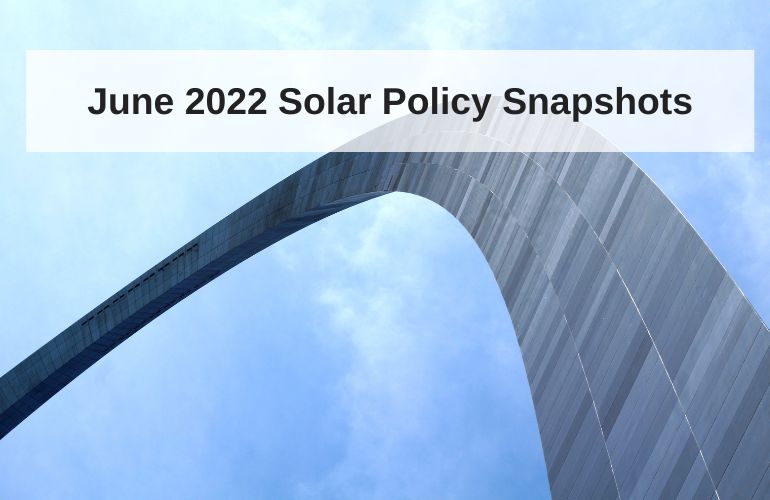 Policy Snaps featured image June solar policy snapshots