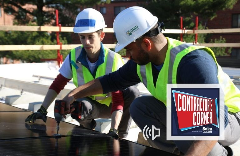 Contractor's Corner featured Contractor’s Corner: Solar apprenticeships are key to meeting renewable energy goals