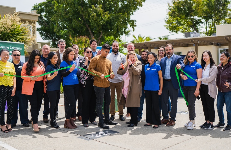 sunrun san jose apartment ribbon cutting Credit: Sunrun