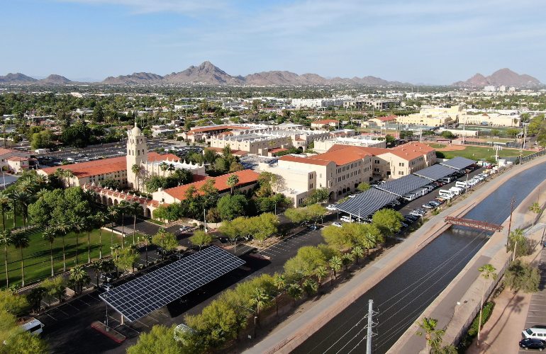 Ameresco solar carports Credit: Ameresco