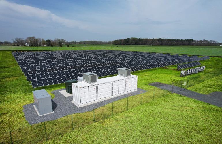 Convergent Energy-Power -Maryland Rendering of a Convergent Energy + Power project in Maryland.