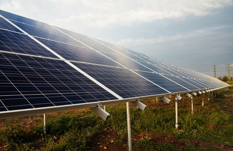 stock solar panels NextEra Energy 8-MW solar project powers Wisconsin state capital