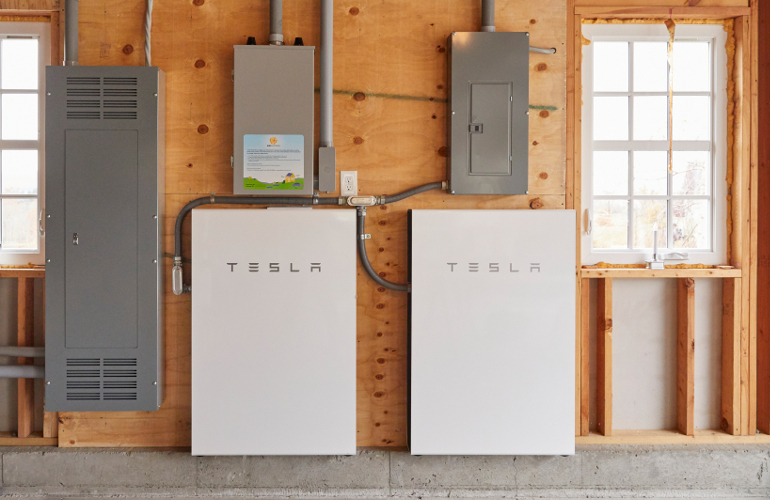 SunCommon_PowerWall_tesla battery storage stock Credit: SunCommon