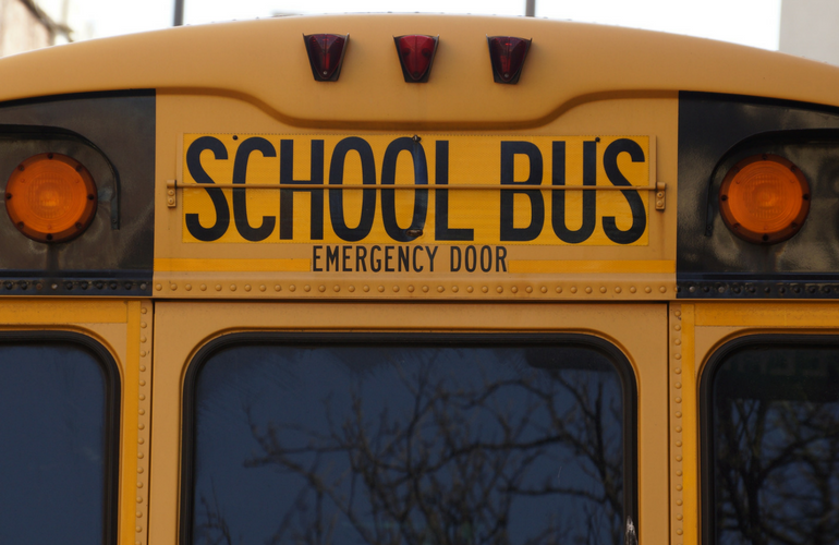 school bus stock FedEx donation propels Solar For All Schools program into Pennsylvania and beyond