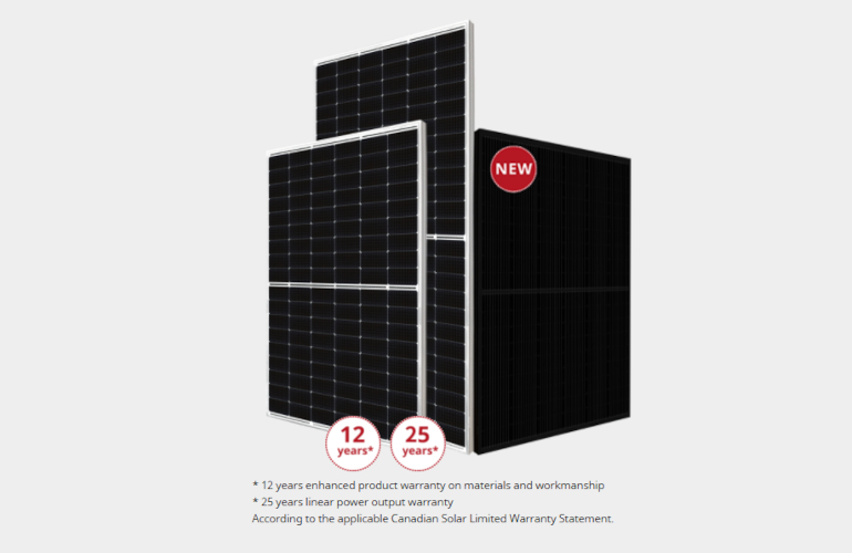 cs 54 cell The CS6R-MS module alongside a 72-cell panel in the same series
