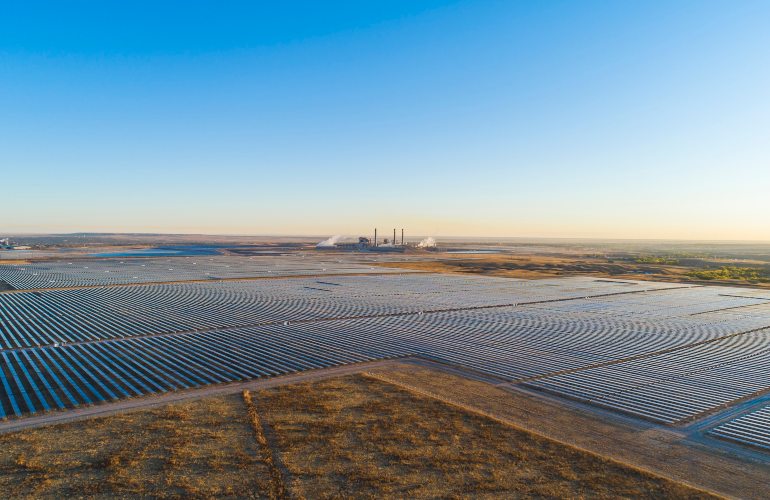 Aerials of Bighorn Solar Credit: McCarthy Building Cos.