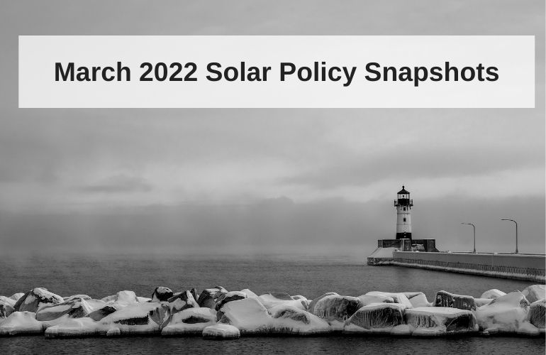 March policy snaps featured March solar policy snapshots