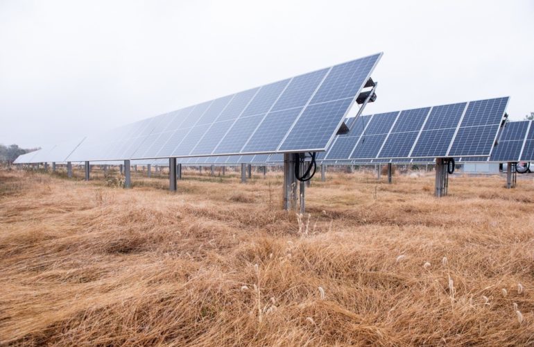 Community-Solar 1,376 kW Community Solar Garden in St. Cloud, Minnesota. New Energy Equity