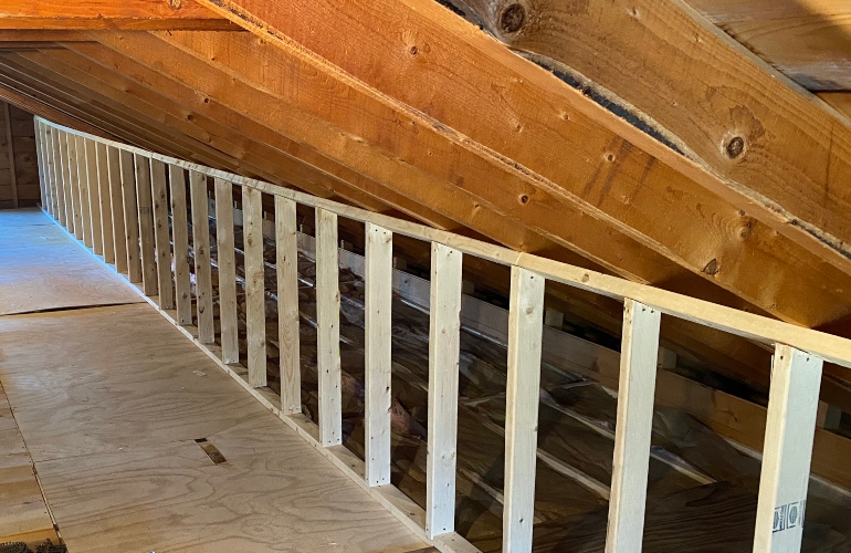 kneewall Knee walls are a common method to supporting rooftops. Granite State Solar