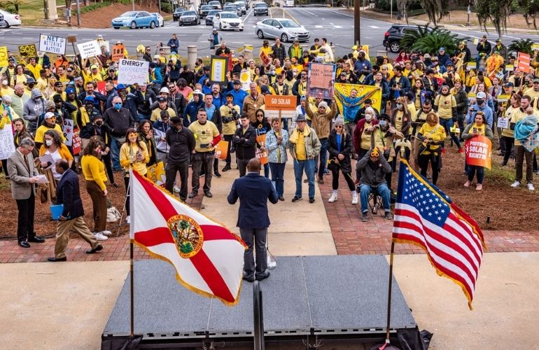 florida net metering The Florida solar industry rallies against the new net-metering bill. Bob O’Lary Photography