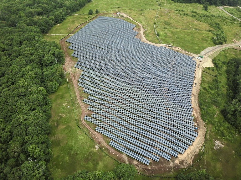 SPW_Rockport_Aerial Full Site 07.14.2021_CS Energy_Navisun_BlueWave Project developer BlueWave Solar launches community-solar-focused Perch Energy