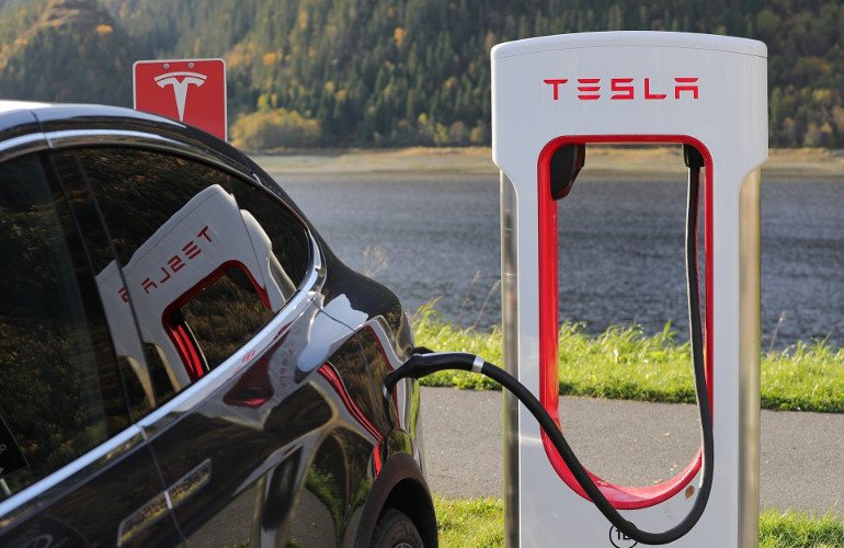 tesla stock charger EV Wisconsin legislation would impose restrictions on public solar-powered EV chargers