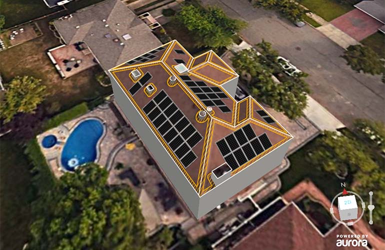 aurora SaleMode-expert design auto designer output Credit: Aurora Solar