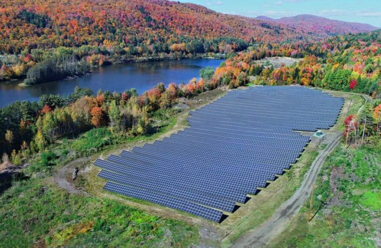 encore vermont utility solar project Credit: Encore Renewable Energy