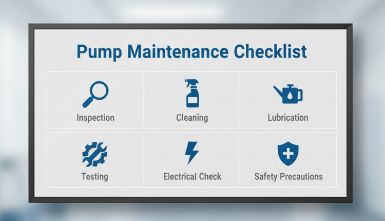 Pump Maintenance Checklist | Importance of Pump Maintenance